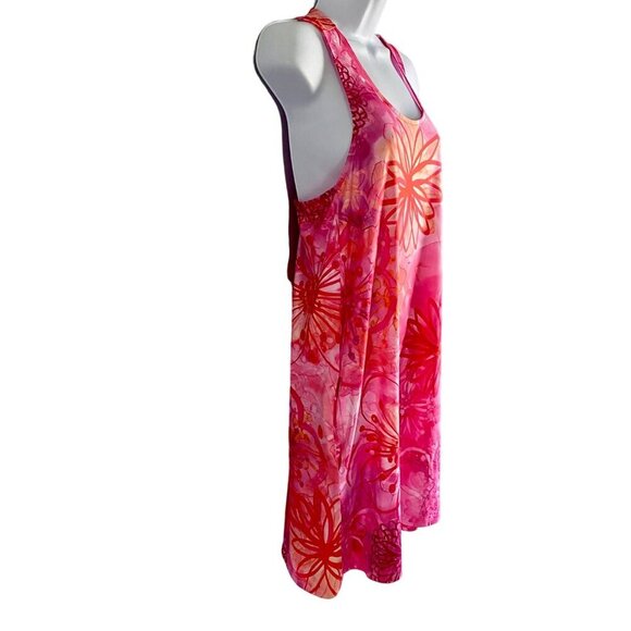 Art & Sol Watercolor Floral Sleeveless Dress Pockets Racerback Size Small NEW - Picture 4 of 10
